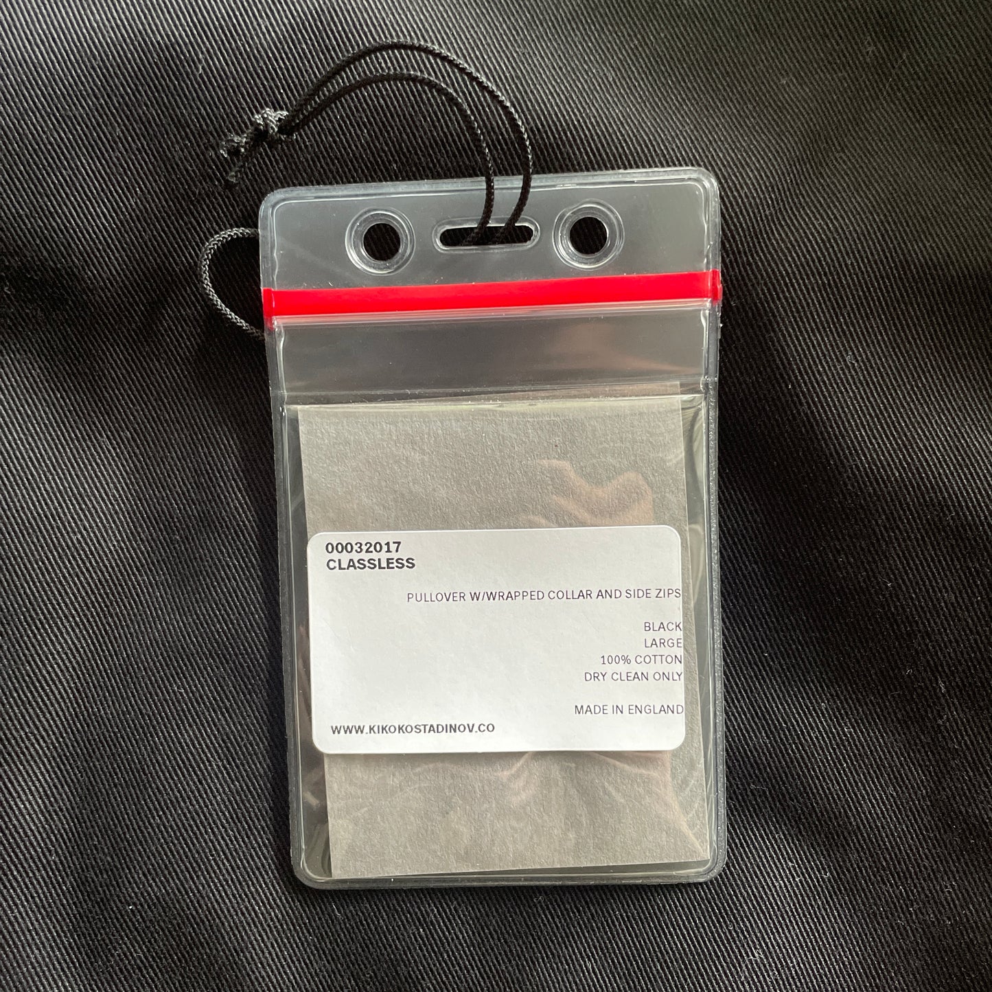 2017aw kiko kostadinov wrap collar pullover L