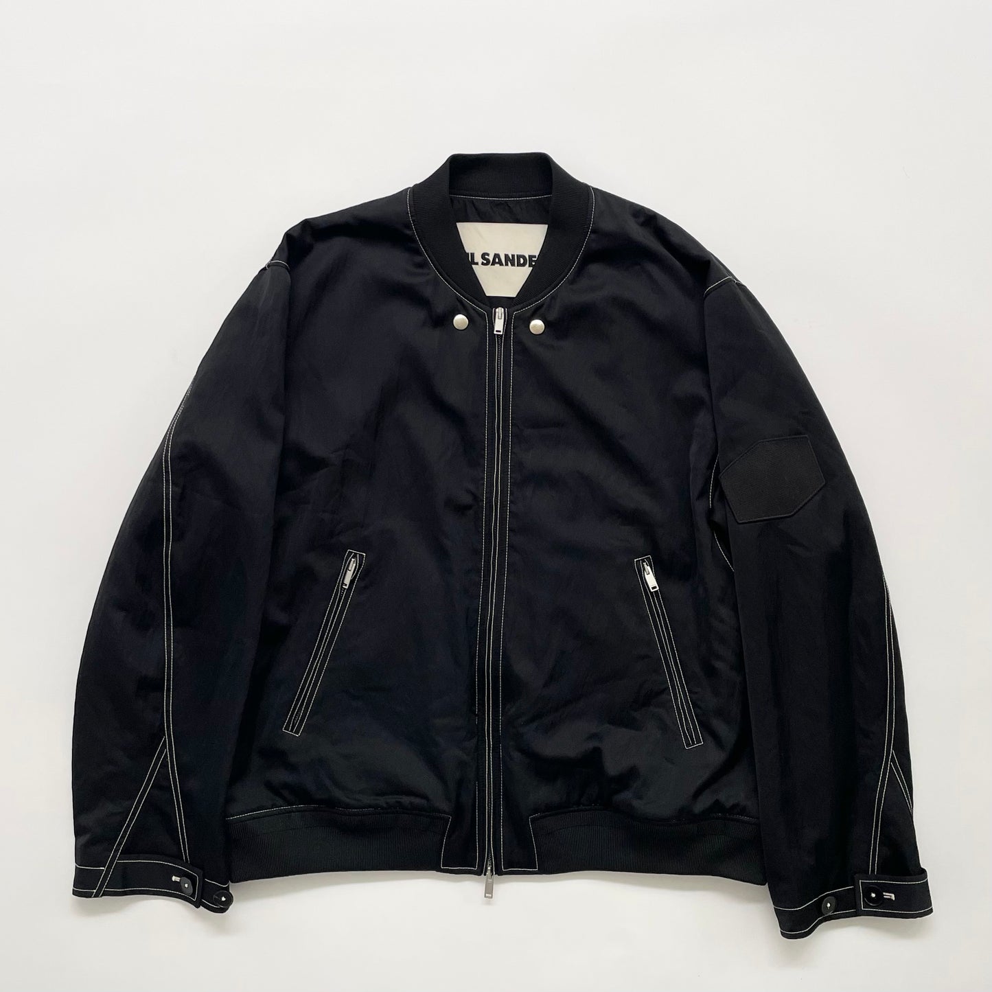 2021ss jil sander satin bomber  jacket 48