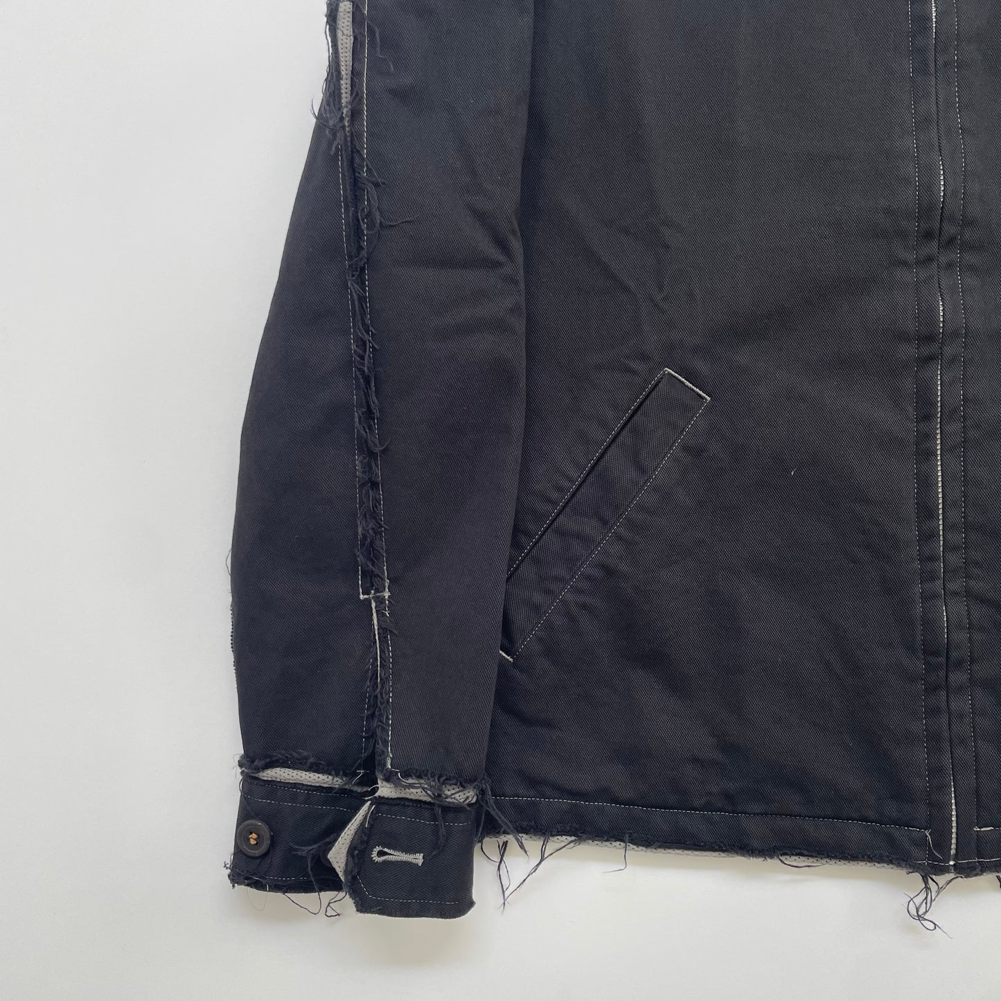 2003aw comme des garcons homme layered cuting jacket M