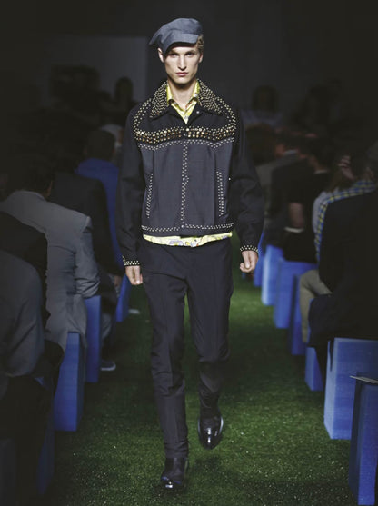 2012ss prada western studs blouson 52