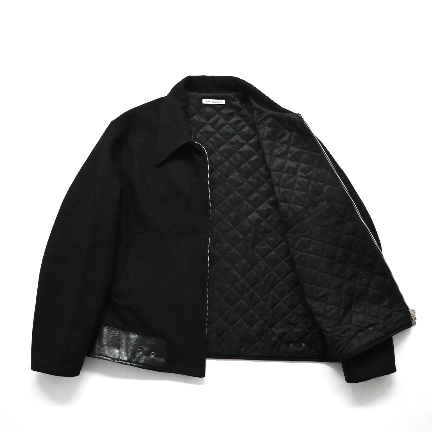 2023aw our legacy black leather hum jacket 48