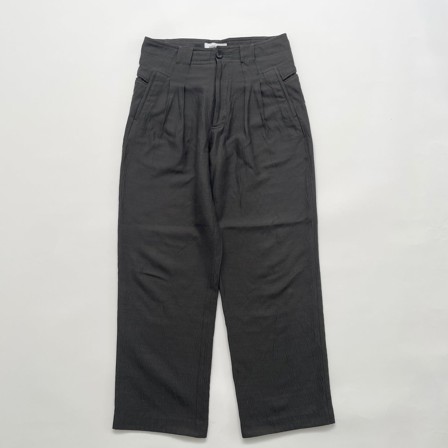 2022aw kiko kostadinov gray pune trousers 46