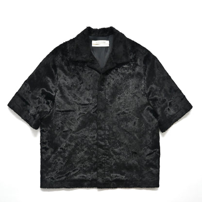 2021ss 1017 alyx 9sm  camp collar faux pony hair shirt 46