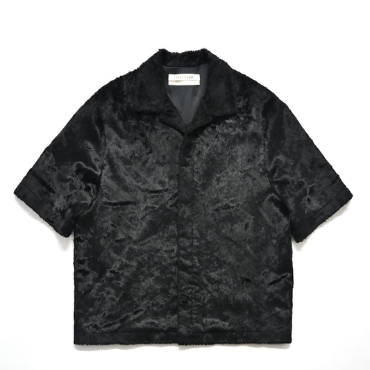 2021ss 1017 alyx 9sm  camp collar faux pony hair shirt 46