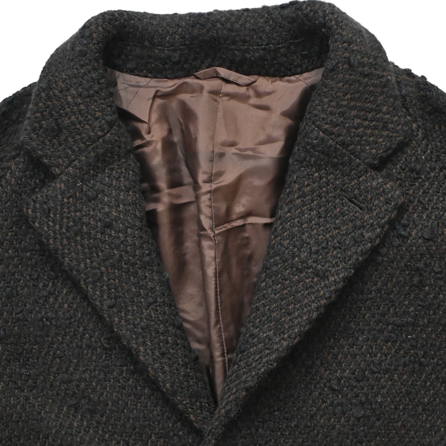 2002aw prada tweed wool chesterfield coat 46