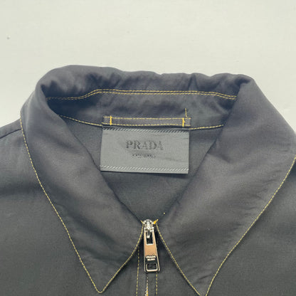 2017ss prada yellow stitch blouson M