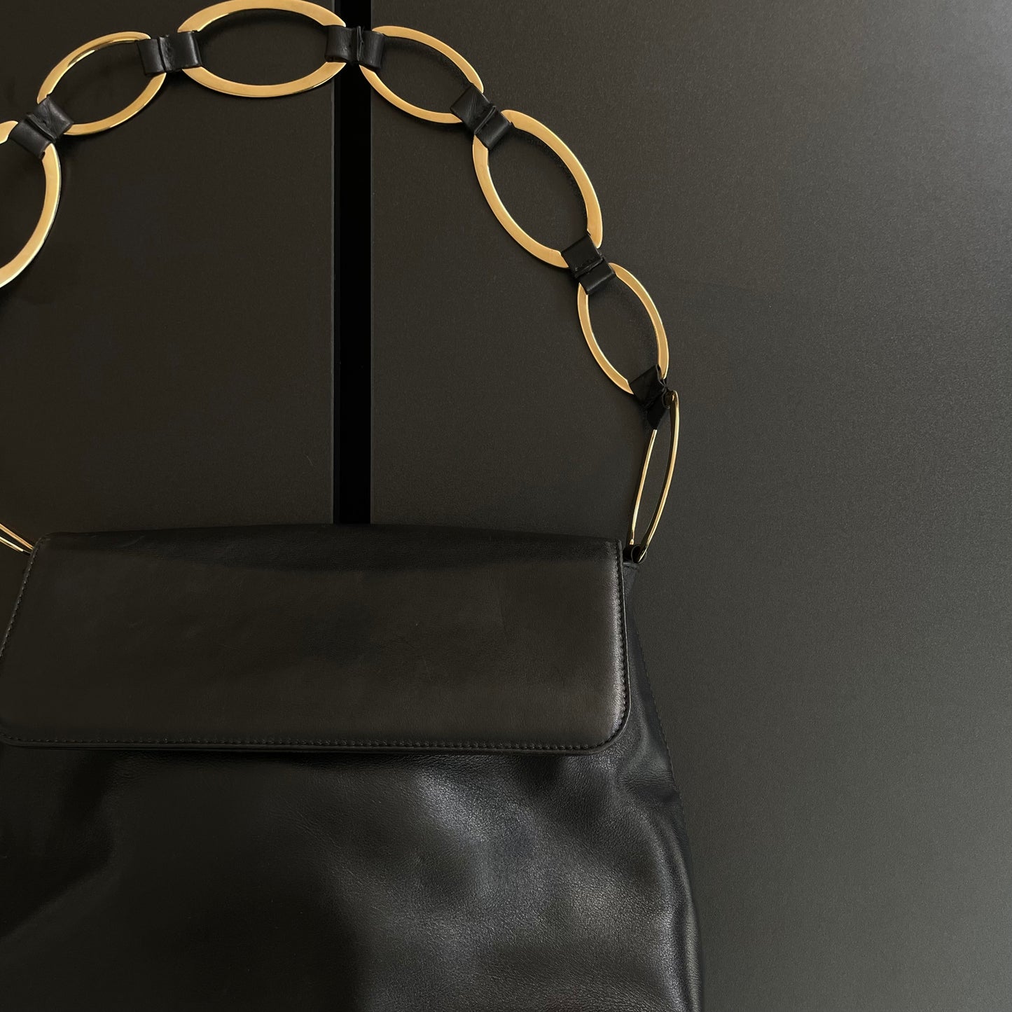 1996aw gucci gold chain shoulder bag by Tom ford