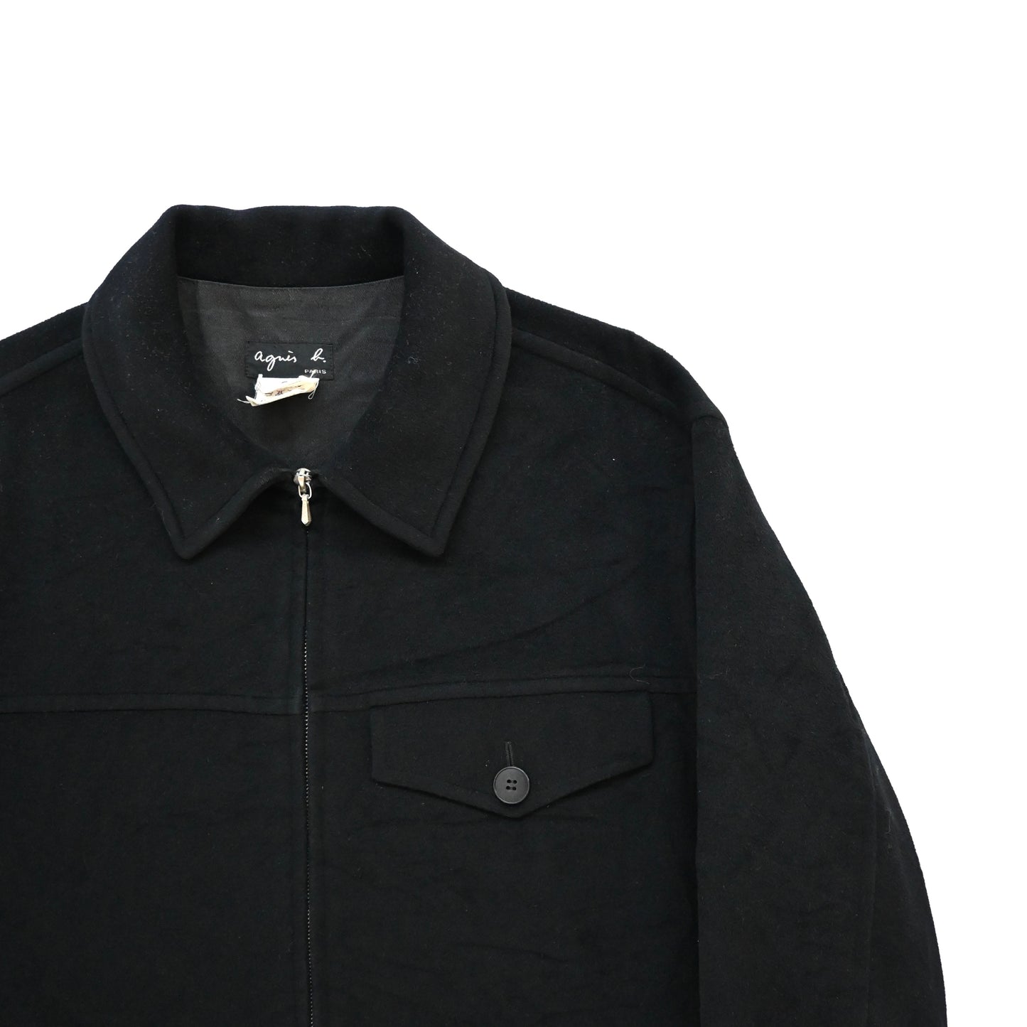 1990s agnes b wool blouson jacket 2