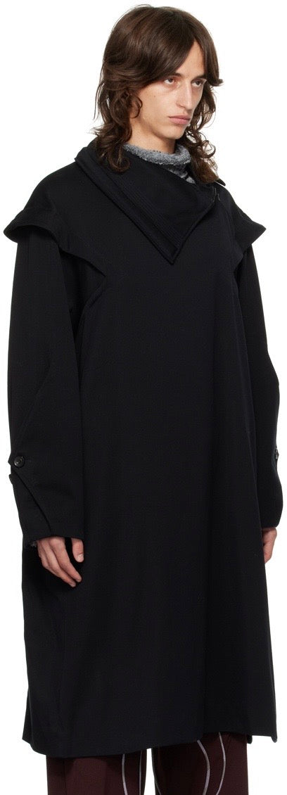 2023aw kiko kostadinov black bendix coat 46