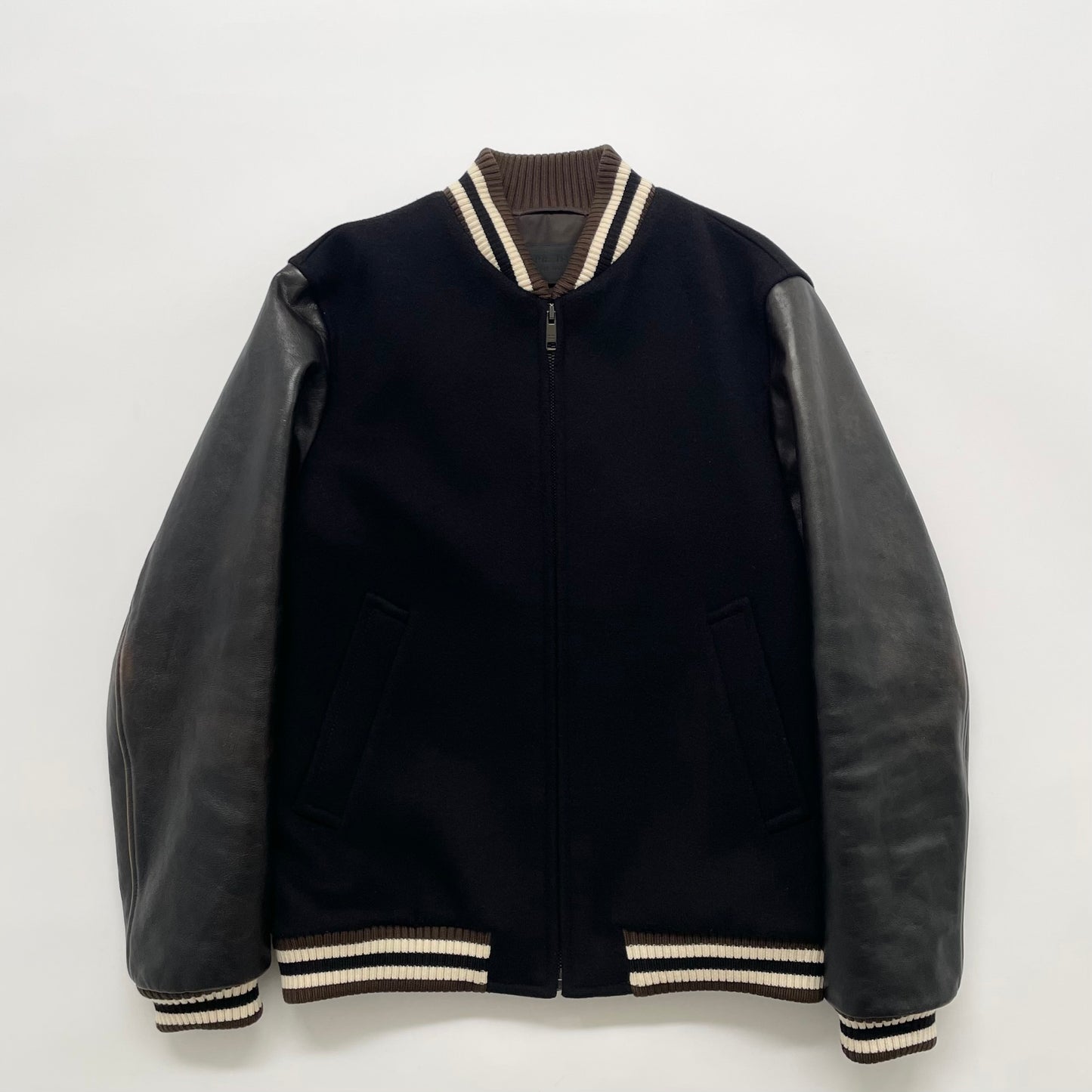 2014aw prada virgin wool varsity jacket 48