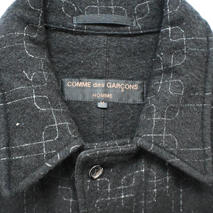 2003aw comme des garcons homme geometric pattern wool jacket M