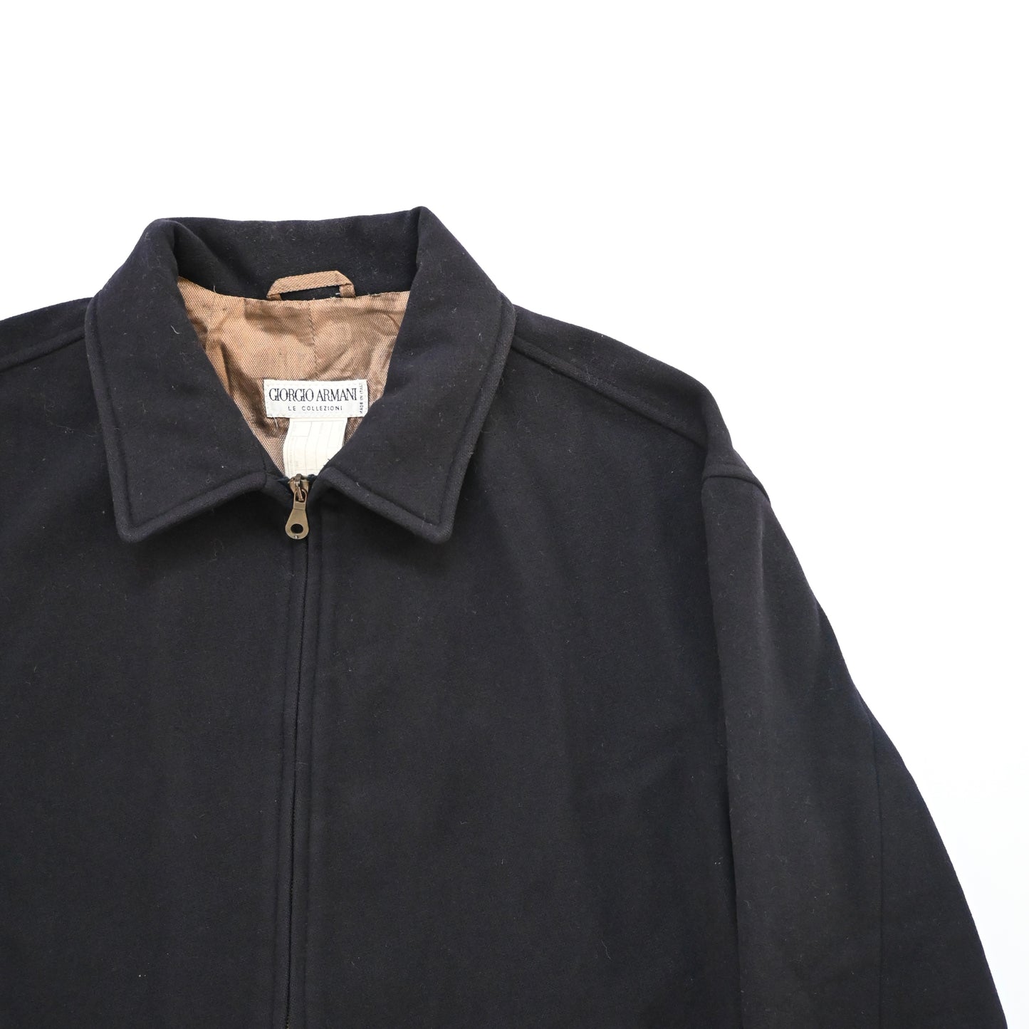 1990s giorgio armani wool blouson jacket 50