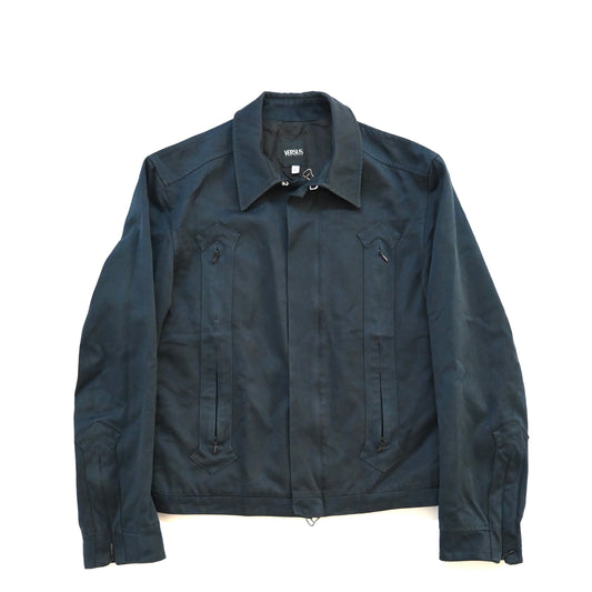 2000s versace Western cotton blouson 48