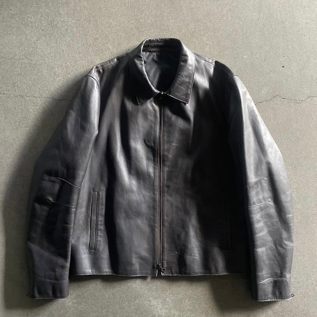 2000aw Neil barrett lamb leather jacket
M