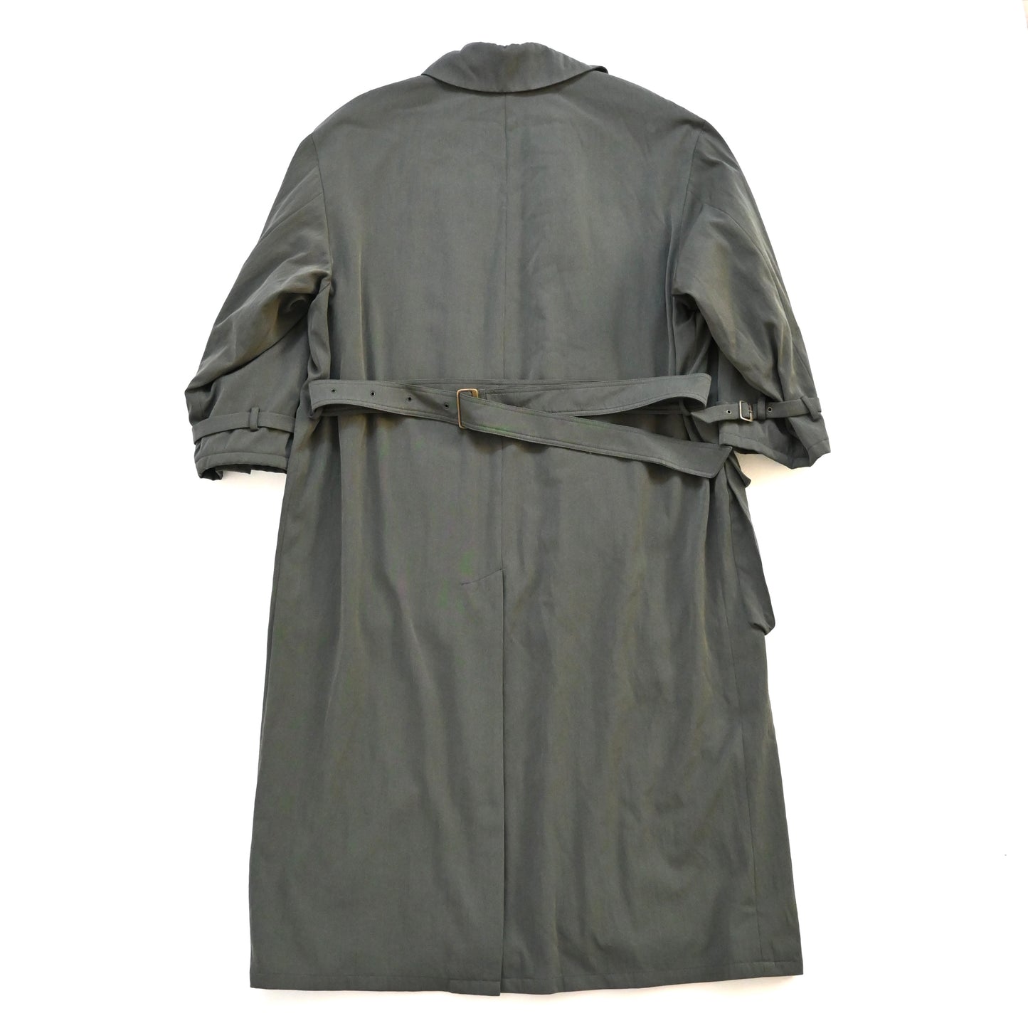 1990s giorgio armani wool double long coat 50