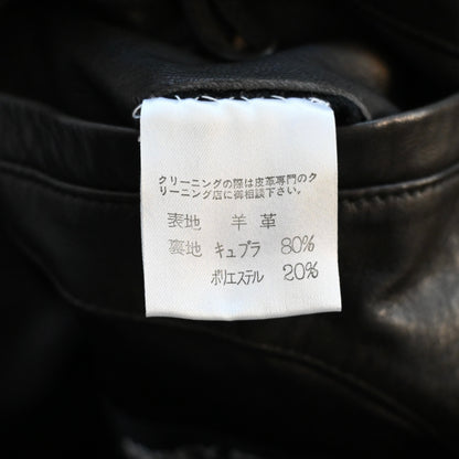 1992ss issey miyake lamb leather flight jacket L