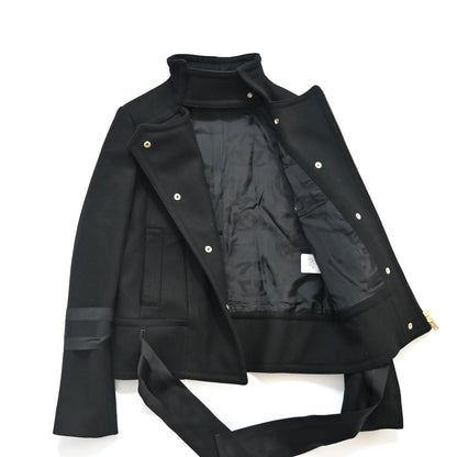 2004aw gucci asymmetric ribbon wool jacket 38 by Tom ford