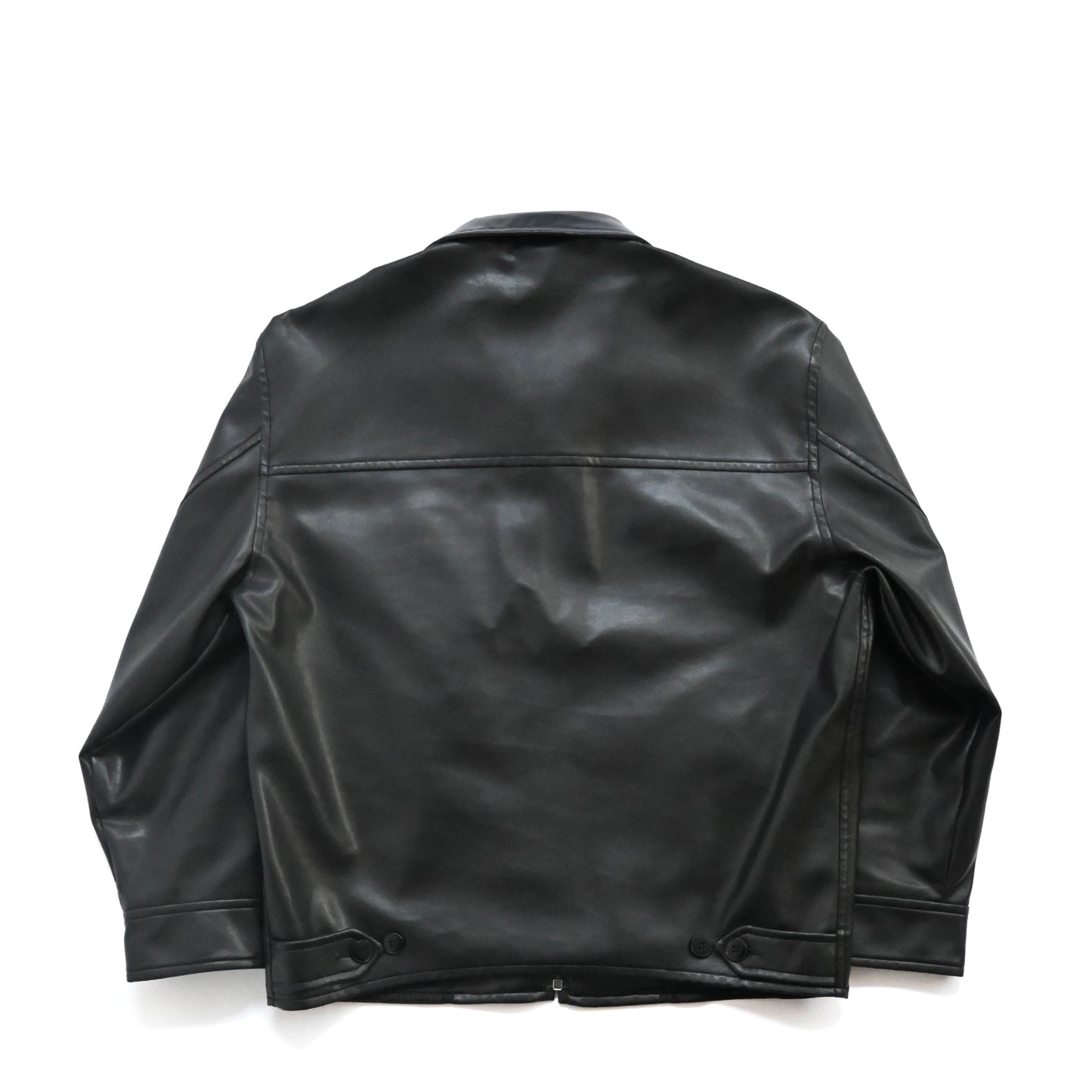 1990s agnes b homme pvc leather jacket 1