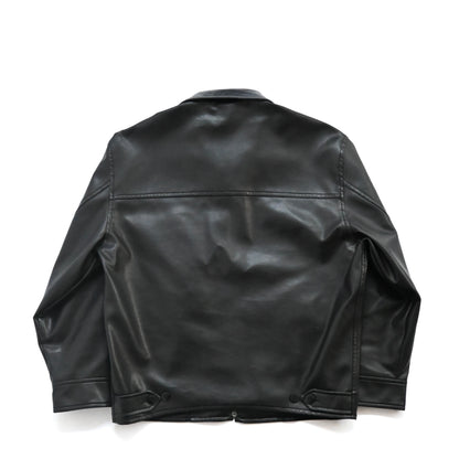 1990s agnes b homme pvc leather jacket 1