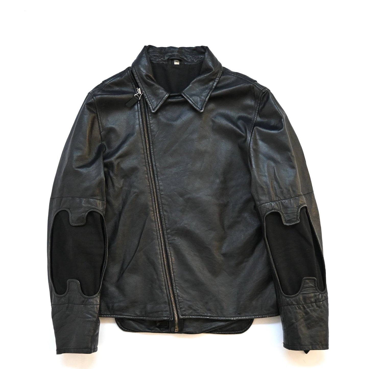 2004ss helmut lang dragonfly cutout leather jacket 50