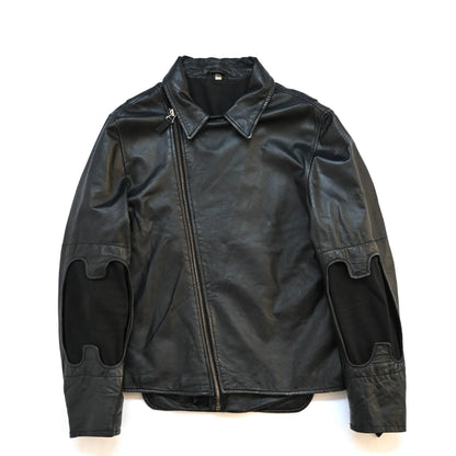 2004ss helmut lang dragonfly cutout leather jacket 50