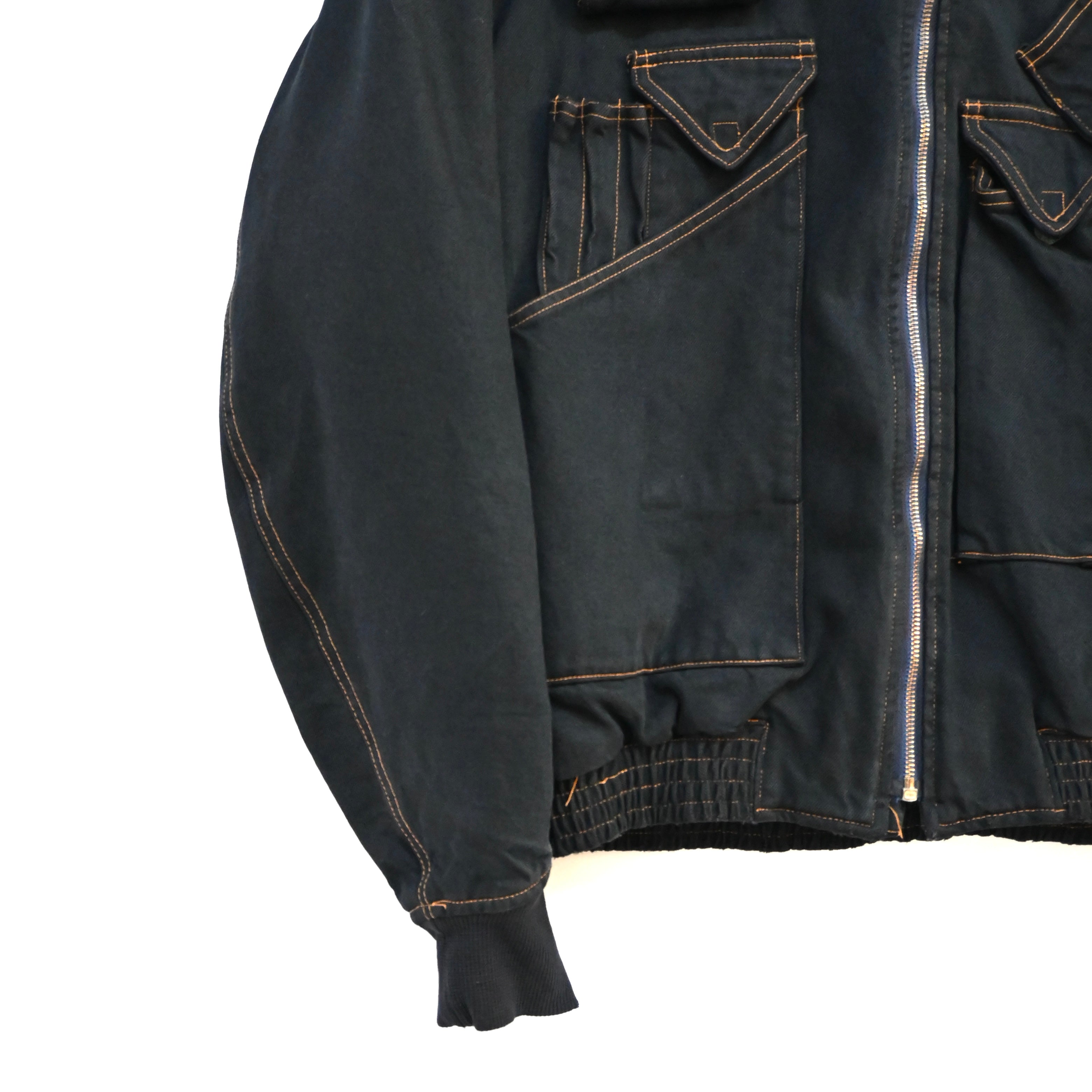 1986aw katharine hamnett denim bomber jacket M – vexed_store