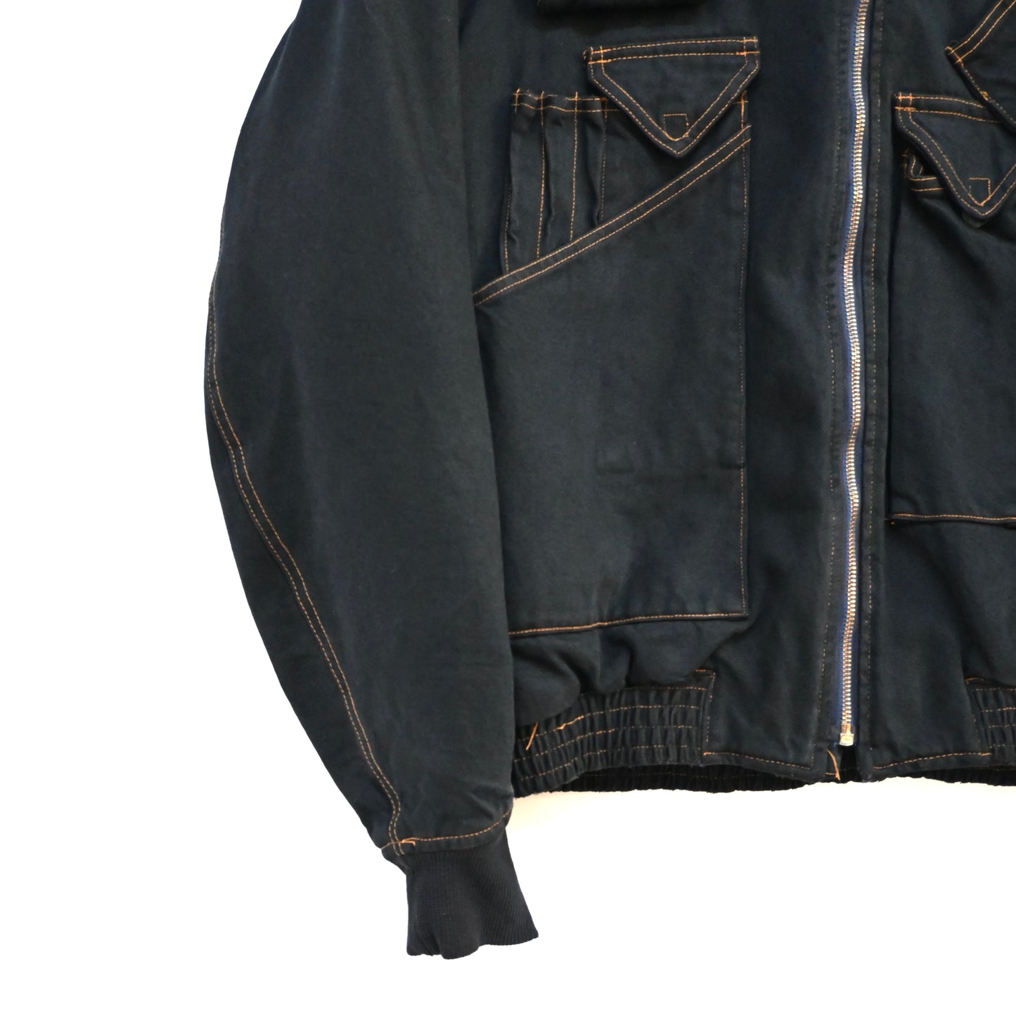 1986aw katharine hamnett denim bomber jacket M