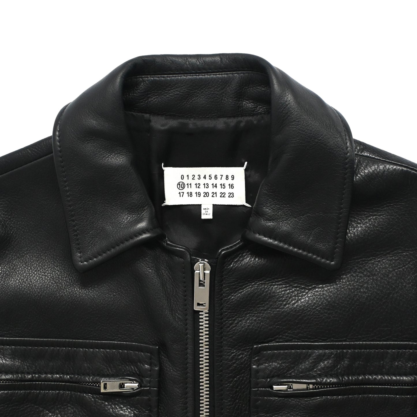 2015aw martin margiela riders cow leather jacket 52