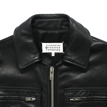 2015aw martin margiela riders cow leather jacket 52
