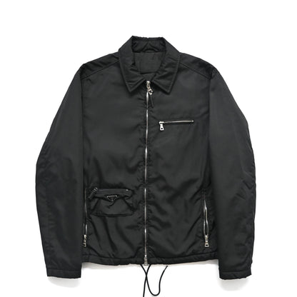 2000s prada front pocket nylon blouson S