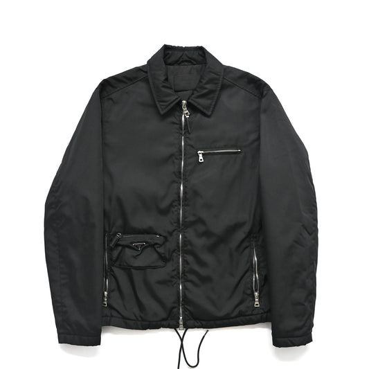 2000s prada front pocket nylon blouson S