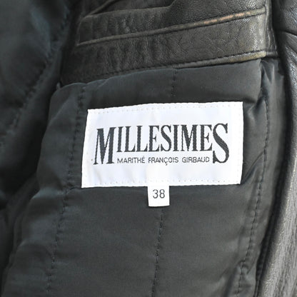 1990s Marithe Francois Girbaud lamb leather jacket S