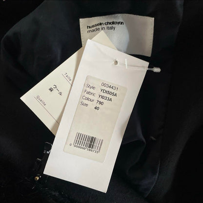 2004aw hussein chalayan fur docking wool coat 40