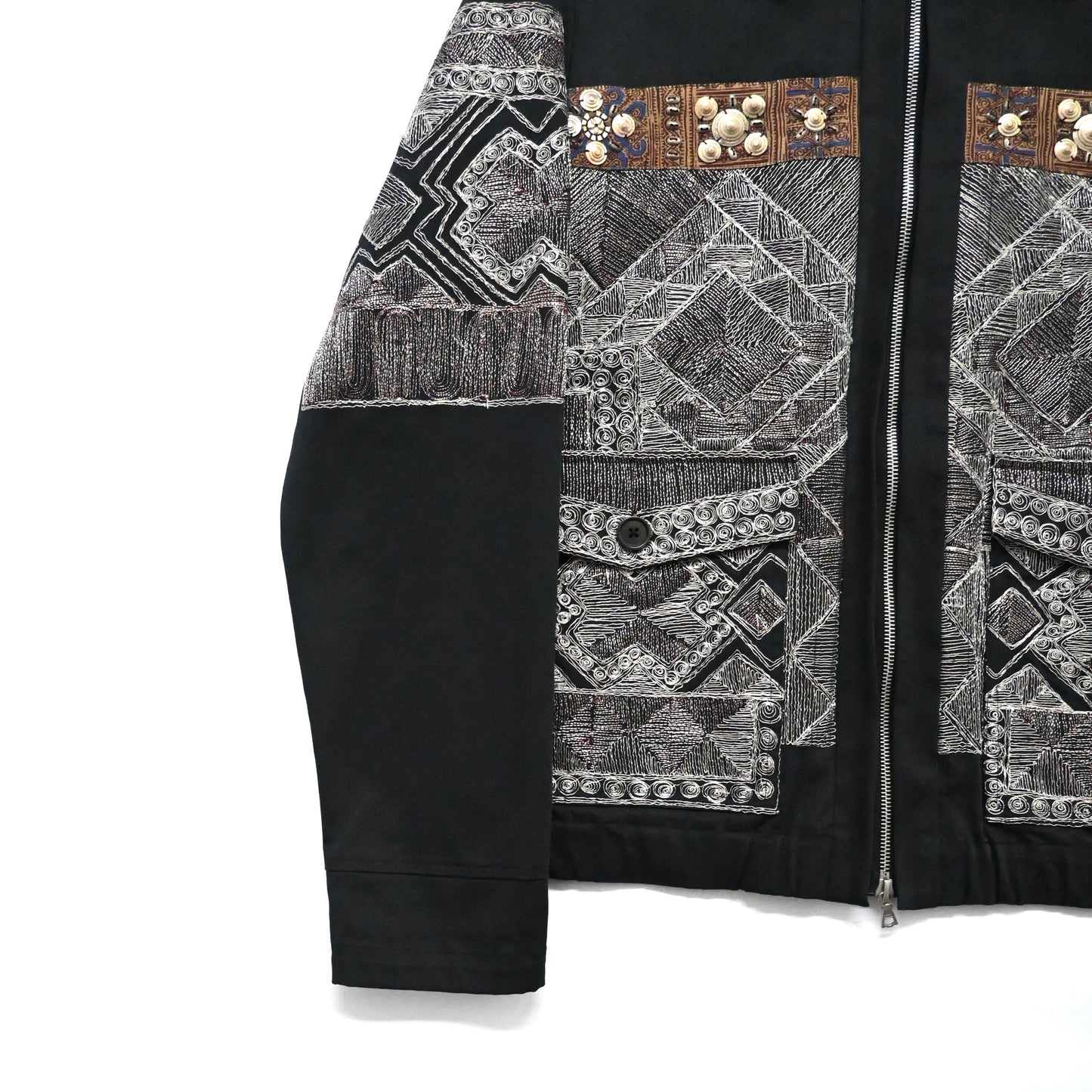 2015aw dries van noten embroidered cotton jacket 48