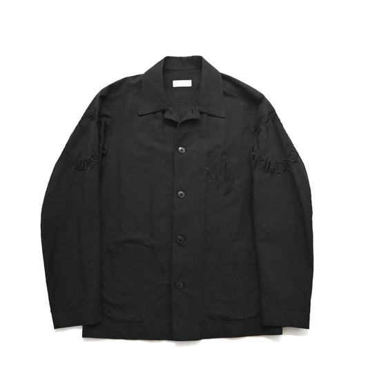 2017ss dries van noten embroidered cotton jacket46