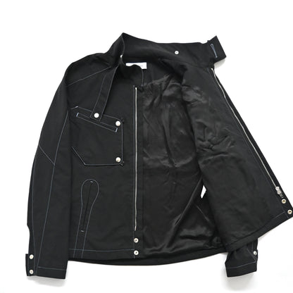 2023aw kiko kostadinov kk jacket 08 jet black 46