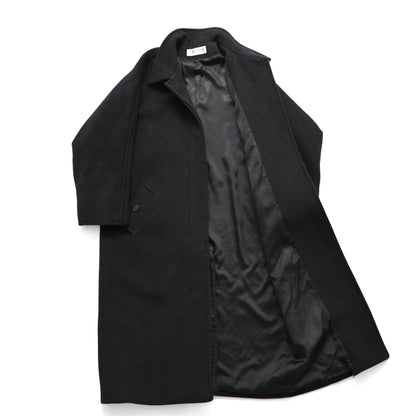 1980s calvin klein wool melton long coat M
