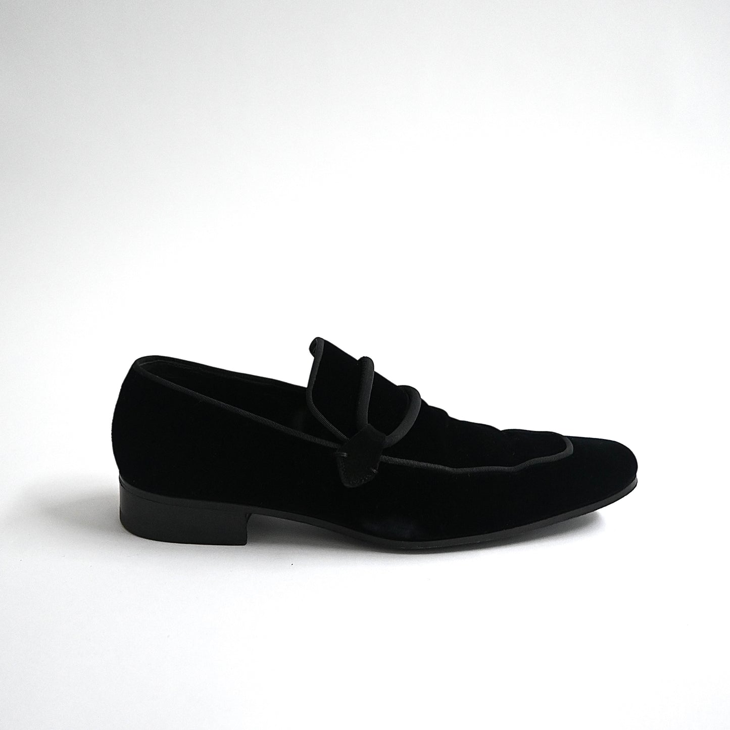 2000s yves saint laurent rive gauch velours low loafer 41 by Tom ford