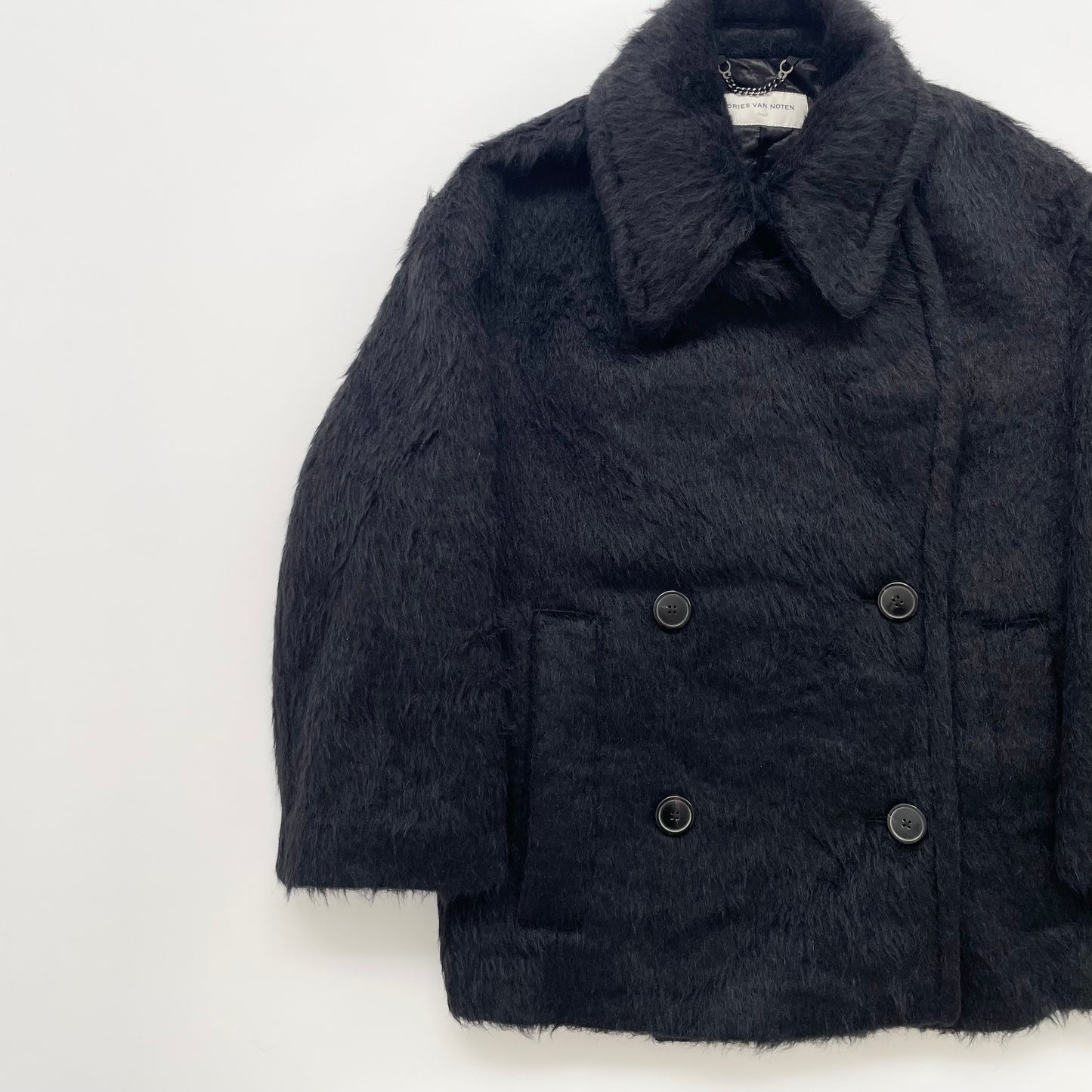 2023aw dries van noten mohair fur coat S
