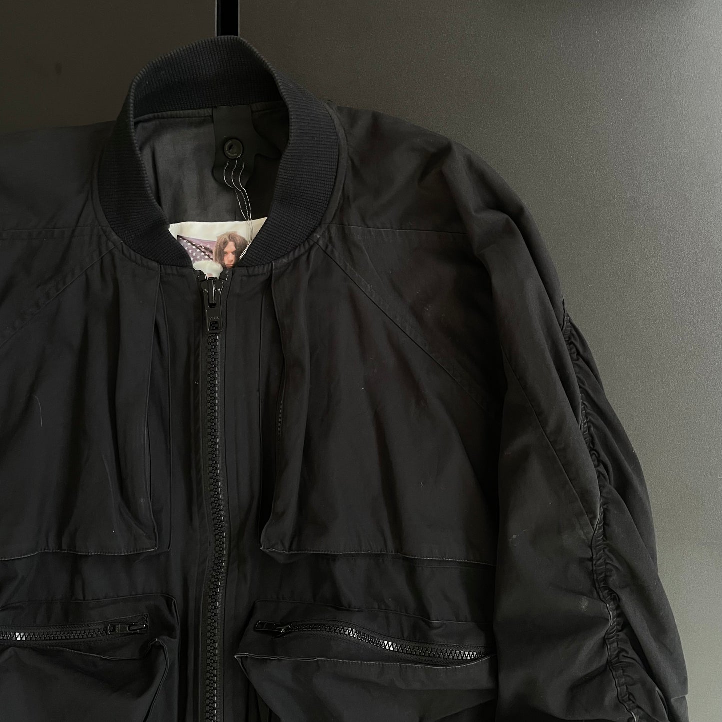 2006ss bernhard willhelm Shirring process bomber jacket M