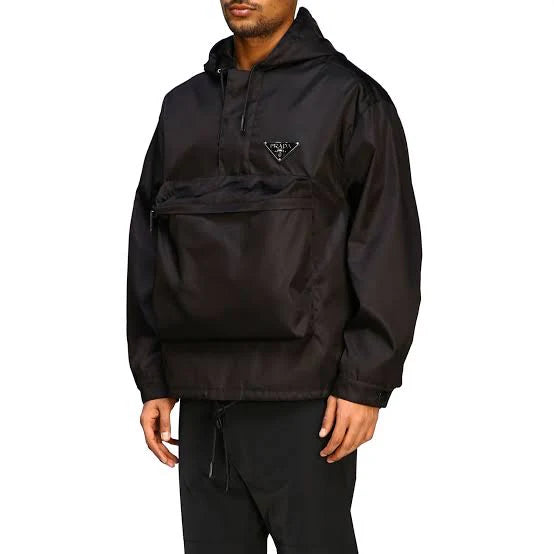 2020ss prada sgb407 anorak nylon hoodie M