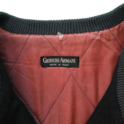 1990s giorgio armani gemuine leather ma-1 jacket 52