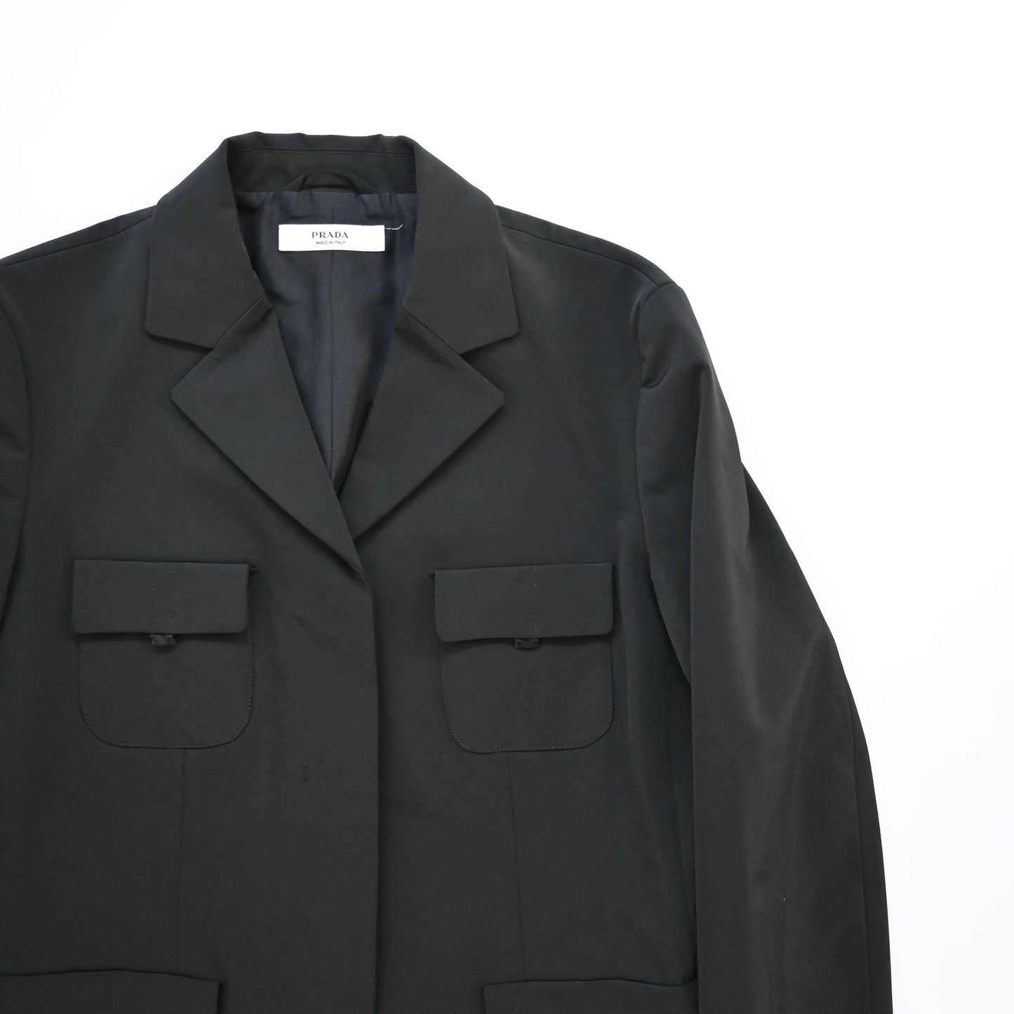 2002ss prada nylon mulch pocket jacket 46