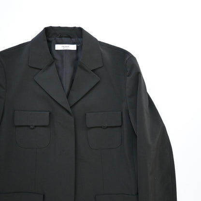 2002ss prada nylon mulch pocket jacket 46