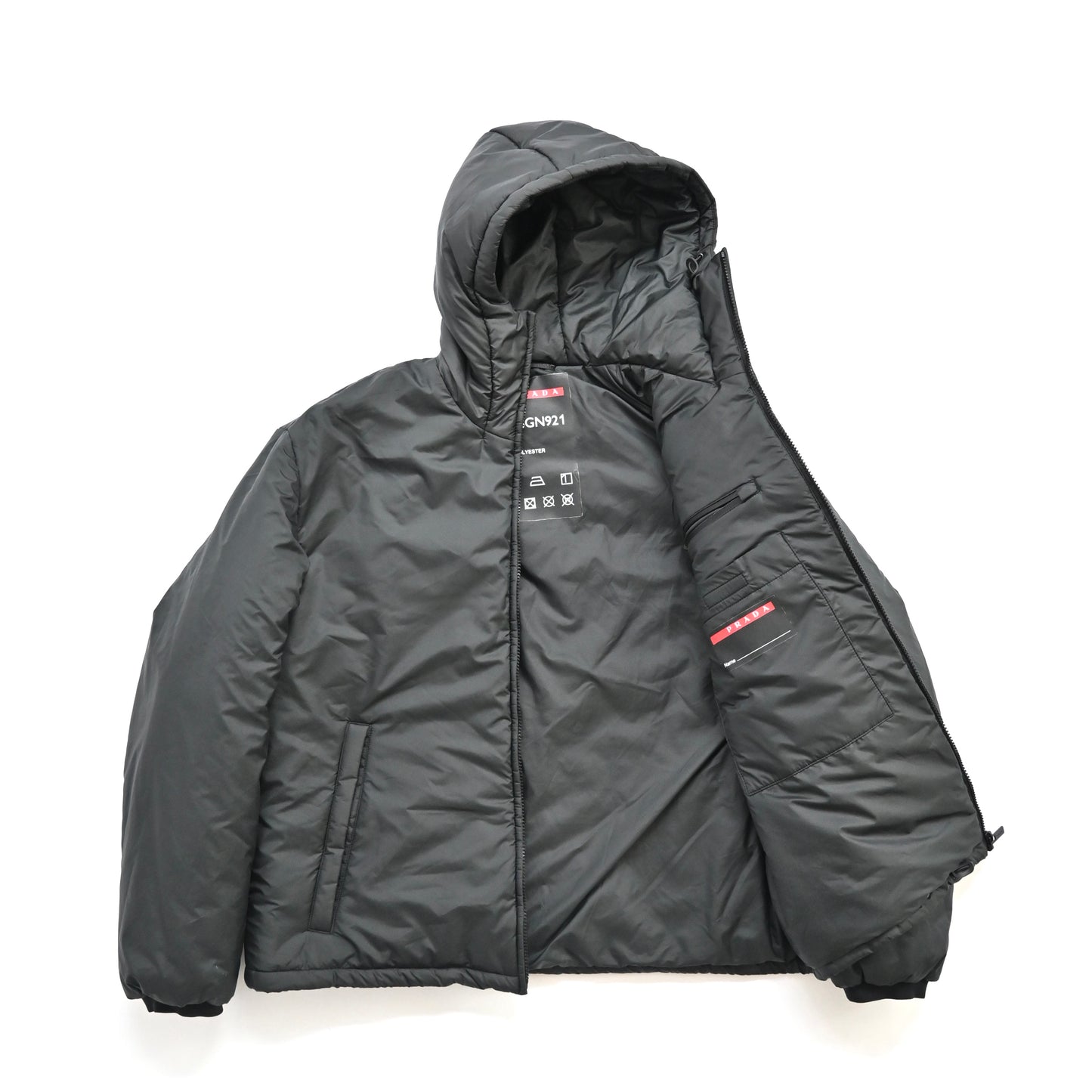 2018aw prada sgn921 reversible nylon down jacket XS