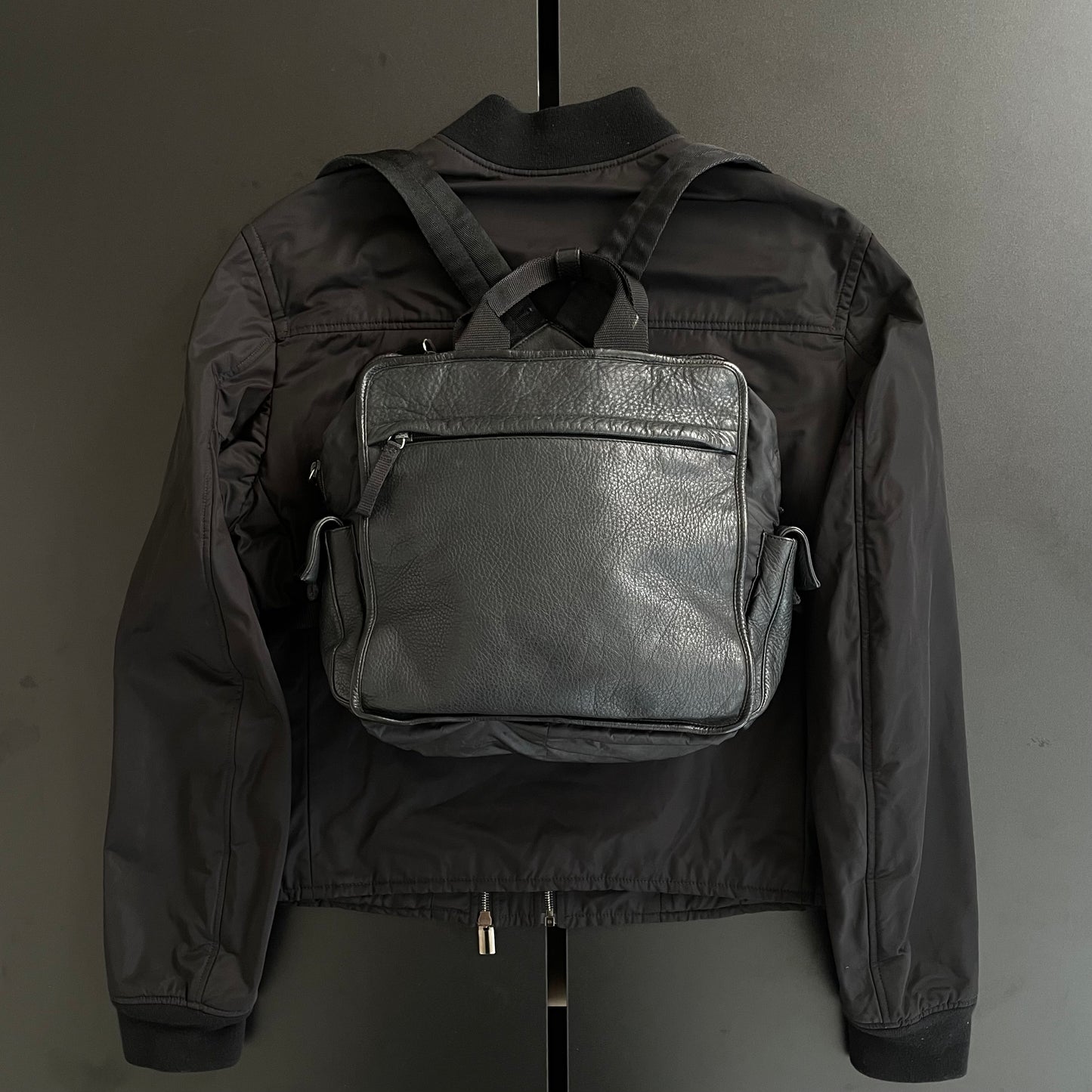 1999aw prada leather backpack