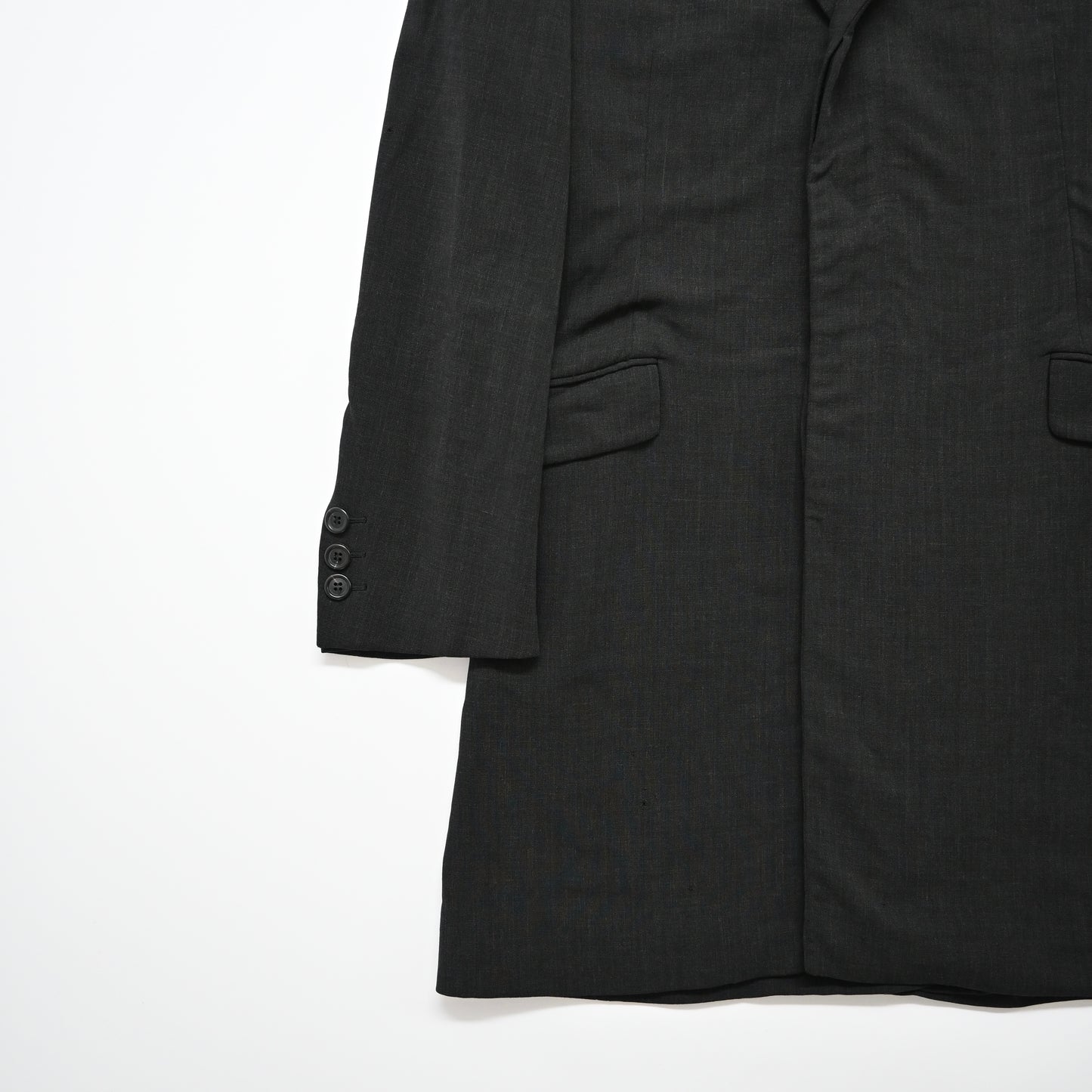 1998aw prada wool half coat 48