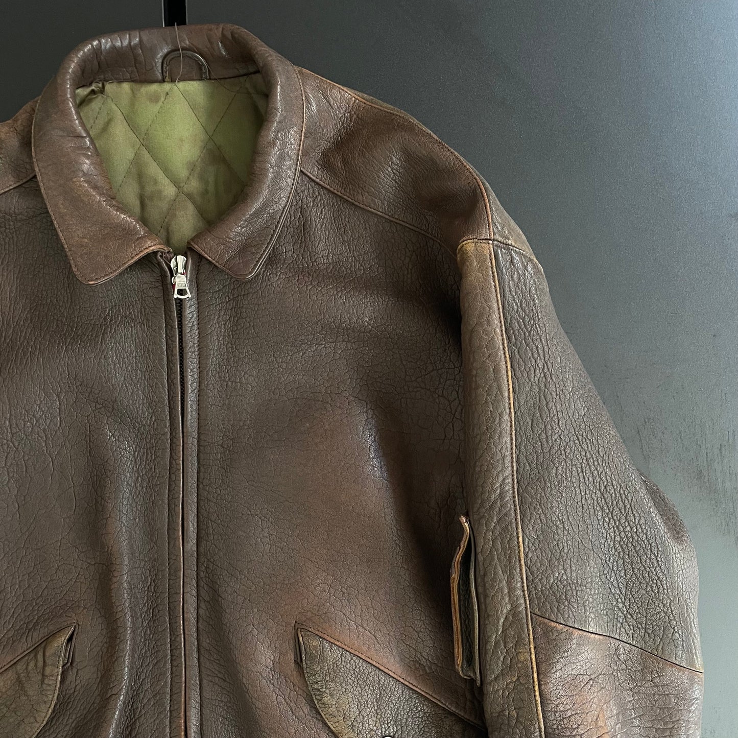 1980s Marithe Francois Girbaud lamb leather jacket L