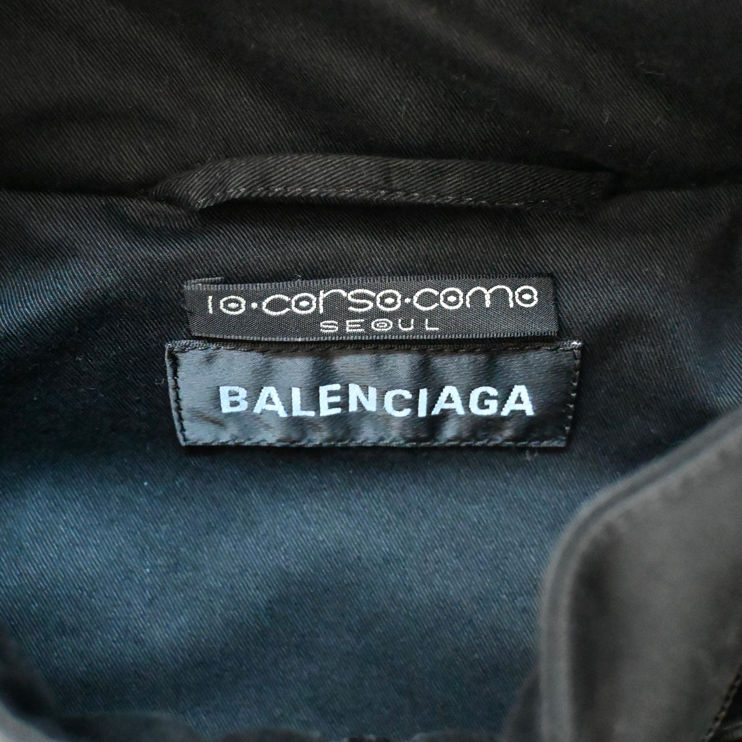 2023aw balenciaga reversible hood zipped cotton windbreaker 46