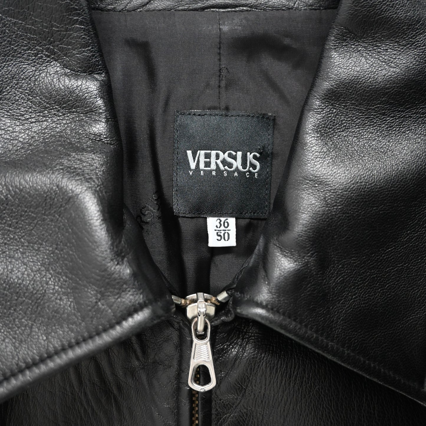 2000s versace pelle leather docking blouson jacket 50